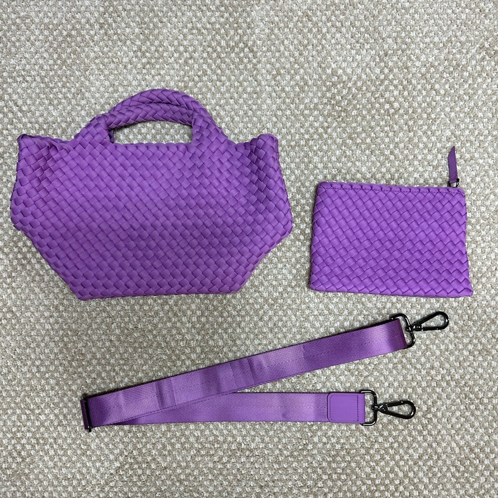 Naghedi St. Barth’s Small Tote in Orchid Purple